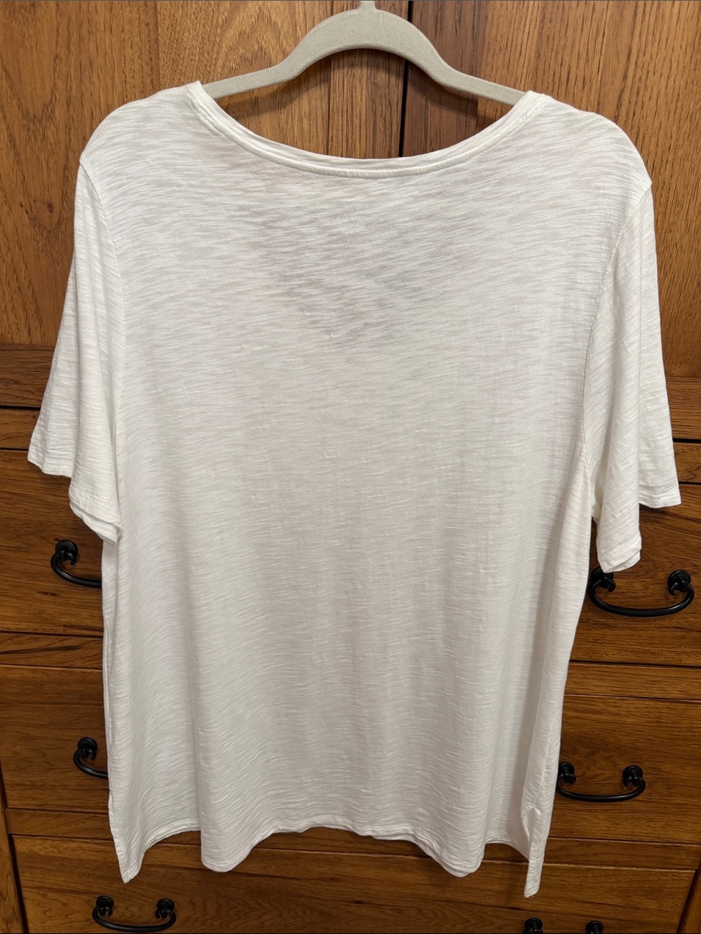 Chico's Sage Green T-Shirt and White T-Shirt - Picture 6 of 7